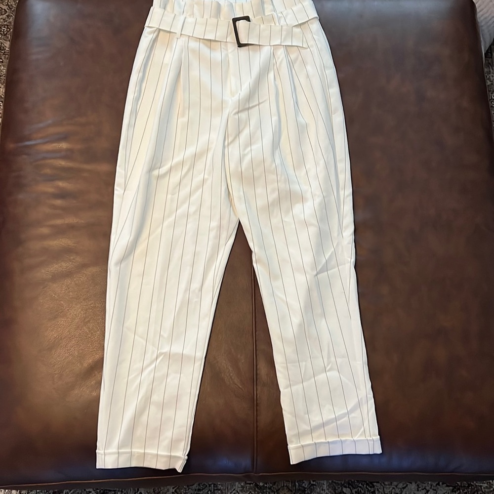 Bershka high waisted loose fitting dress pants